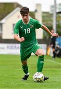 28 September 2023; Finn Sherlock of Republic of Ireland during the U16 international friendly match between Republic of Ireland and Finland at Weavers Park in Drogheda, Louth. Photo by Tyler Miller/Sportsfile
