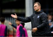 28 September 2023; Finland manager Kai Nyyssonen during the U16 international friendly match between Republic of Ireland and Finland at Weavers Park in Drogheda, Louth. Photo by Tyler Miller/Sportsfile
