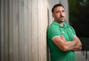 28 September 2023; Jack Conan poses for a portrait after an Ireland rugby media conference at Complexe de la Chambrerie in Tours, France. Photo by Harry Murphy/Sportsfile
