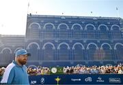 29 September 2023; Shane Lowry of Europe watches on the eighth hole during the morning foursomes matches on day one of the 2023 Ryder Cup at Marco Simone Golf and Country Club in Rome, Italy. Photo by Ramsey Cardy/Sportsfile