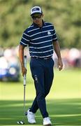 29 September 2023; Rickie Fowler of USA approaches to play his putt on the ninth hole during the morning foursomes matches on day one of the 2023 Ryder Cup at Marco Simone Golf and Country Club in Rome, Italy. Photo by Brendan Moran/Sportsfile