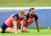 29 September 2023; Jamison Gibson-Park, right, and Craig Casey during an Ireland rugby squad training session at Complexe de la Chambrerie in Tours, France. Photo by Harry Murphy/Sportsfile
