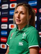 29 September 2023; Head of nutrition Emma Gardner during an Ireland rugby media conference at Complexe de la Chambrerie in Tours, France. Photo by Harry Murphy/Sportsfile
