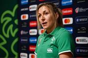 29 September 2023; Head of nutrition Emma Gardner during an Ireland rugby media conference at Complexe de la Chambrerie in Tours, France. Photo by Harry Murphy/Sportsfile