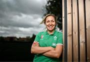 29 September 2023; Head of nutrition Emma Gardner poses for a portait during an Ireland rugby media conference at Complexe de la Chambrerie in Tours, France. Photo by Harry Murphy/Sportsfile