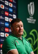 29 September 2023; Dave Kilcoyne during an Ireland rugby media conference at Complexe de la Chambrerie in Tours, France. Photo by Harry Murphy/Sportsfile