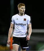 25 September 2023; Senan Mullen of Dundalk during the SSE Airtricity Men's Premier Division match between Dundalk and Cork City at Oriel Park in Dundalk, Louth. Photo by Ben McShane/Sportsfile