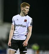 25 September 2023; Senan Mullen of Dundalk during the SSE Airtricity Men's Premier Division match between Dundalk and Cork City at Oriel Park in Dundalk, Louth. Photo by Ben McShane/Sportsfile