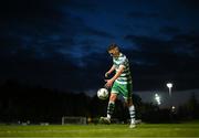 22 September 2023; Dylan Watts of Shamrock Rovers during the SSE Airtricity Men's Premier Division match between UCD and Shamrock Rovers at UCD Bowl in Dublin. Photo by Stephen McCarthy/Sportsfile