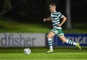 22 September 2023; Liam Burt of Shamrock Rovers during the SSE Airtricity Men's Premier Division match between UCD and Shamrock Rovers at UCD Bowl in Dublin. Photo by Stephen McCarthy/Sportsfile