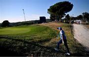 29 September 2023; Matt Fitzpatrick of Europe after playing his second shot on the 13th hole during the afternoon fourball matches on day one of the 2023 Ryder Cup at Marco Simone Golf and Country Club in Rome, Italy. Photo by Ramsey Cardy/Sportsfile