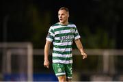 22 September 2023; Liam Burt of Shamrock Rovers during the SSE Airtricity Men's Premier Division match between UCD and Shamrock Rovers at UCD Bowl in Dublin. Photo by Stephen McCarthy/Sportsfile