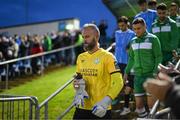 22 September 2023; Shamrock Rovers goalkeeper Alan Mannus before the SSE Airtricity Men's Premier Division match between UCD and Shamrock Rovers at UCD Bowl in Dublin. Photo by Stephen McCarthy/Sportsfile