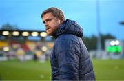 29 September 2023; Shelbourne manager Damien Duff before the SSE Airtricity Men's Premier Division match between Shamrock Rovers and Shelbourne at Tallaght Stadium in Dublin. Photo by Stephen McCarthy/Sportsfile