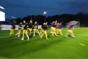29 September 2023; Wexford players go through their warm up before the SSE Airtricity Men's First Division match between Waterford and Wexford at RSC in Waterford. Photo by Michael P Ryan/Sportsfile