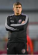 29 September 2023; Bohemians manager Declan Devine before the SSE Airtricity Men's Premier Division match between Bohemians and Sligo Rovers at Dalymount Park in Dublin. Photo by Tyler Miller/Sportsfile