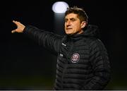 29 September 2023; Bohemians manager Declan Devine during the SSE Airtricity Men's Premier Division match between Bohemians and Sligo Rovers at Dalymount Park in Dublin. Photo by Tyler Miller/Sportsfile