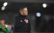 29 September 2023; Cork City assistant manager Richie Holland after the SSE Airtricity Men's Premier Division match between Cork City and St Patrick's Athletic at Turner's Cross in Cork. Photo by Eóin Noonan/Sportsfile