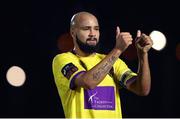 29 September 2023; Ethan Boyle of Wexford after the SSE Airtricity Men's First Division match between Waterford and Wexford at RSC in Waterford. Photo by Michael P Ryan/Sportsfile