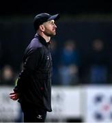 29 September 2023; Dundalk head coach Stephen O'Donnell during the SSE Airtricity Men's Premier Division match between Dundalk and Drogheda United at Oriel Park in Dundalk, Louth. Photo by Ben McShane/Sportsfile