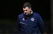 29 September 2023; Drogheda United manager Kevin Doherty reacts during the SSE Airtricity Men's Premier Division match between Dundalk and Drogheda United at Oriel Park in Dundalk, Louth. Photo by Ben McShane/Sportsfile