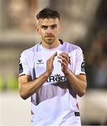 29 September 2023; Archie Davies of Dundalk after the SSE Airtricity Men's Premier Division match between Dundalk and Drogheda United at Oriel Park in Dundalk, Louth. Photo by Ben McShane/Sportsfile