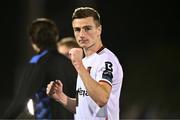 29 September 2023; Daniel Kelly of Dundalk celebrates after the SSE Airtricity Men's Premier Division match between Dundalk and Drogheda United at Oriel Park in Dundalk, Louth. Photo by Ben McShane/Sportsfile