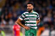 29 September 2023; Roberto Lopes of Shamrock Rovers during the SSE Airtricity Men's Premier Division match between Shamrock Rovers and Shelbourne at Tallaght Stadium in Dublin. Photo by Stephen McCarthy/Sportsfile