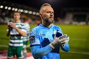 29 September 2023; Shamrock Rovers goalkeeper Alan Mannus after the SSE Airtricity Men's Premier Division match between Shamrock Rovers and Shelbourne at Tallaght Stadium in Dublin. Photo by Stephen McCarthy/Sportsfile