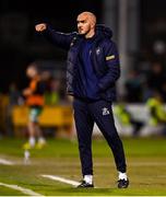 29 September 2023; Shelbourne coach Joey O'Brien during the SSE Airtricity Men's Premier Division match between Shamrock Rovers and Shelbourne at Tallaght Stadium in Dublin. Photo by Stephen McCarthy/Sportsfile