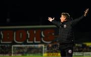 29 September 2023; Bohemians manager Declan Devine during the SSE Airtricity Men's Premier Division match between Bohemians and Sligo Rovers at Dalymount Park in Dublin. Photo by Tyler Miller/Sportsfile