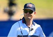 30 September 2023; USA captain Zach Johnson during the morning foursomes on day two of the 2023 Ryder Cup at Marco Simone Golf and Country Club in Rome, Italy. Photo by Ramsey Cardy/Sportsfile