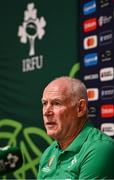 30 September 2023; Team manager Mick Kearney during an Ireland rugby media conference at Complexe de la Chambrerie in Tours, France. Photo by Harry Murphy/Sportsfile