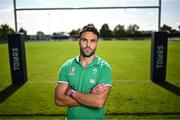 30 September 2023; Conor Murray poses for a portait during an Ireland rugby media conference at Complexe de la Chambrerie in Tours, France. Photo by Harry Murphy/Sportsfile