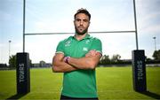 30 September 2023; Conor Murray poses for a portait during an Ireland rugby media conference at Complexe de la Chambrerie in Tours, France. Photo by Harry Murphy/Sportsfile