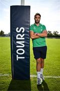 30 September 2023; Conor Murray poses for a portait during an Ireland rugby media conference at Complexe de la Chambrerie in Tours, France. Photo by Harry Murphy/Sportsfile