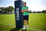 30 September 2023; Conor Murray poses for a portait during an Ireland rugby media conference at Complexe de la Chambrerie in Tours, France. Photo by Harry Murphy/Sportsfile