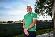 30 September 2023; Team manager Mick Kearney poses for a portrait during an Ireland rugby media conference at Complexe de la Chambrerie in Tours, France. Photo by Harry Murphy/Sportsfile