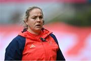 30 September 2023; Munster Head Coach Niamh Briggs before the women's representative match between Munster and Barbarians at Thomond Park in Limerick. Photo by David Fitzgerald/Sportsfile
