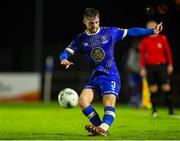 29 September 2023; Ryan Burke of Waterford during the SSE Airtricity Men's First Division match between Waterford and Wexford at RSC in Waterford. Photo by Michael P Ryan/Sportsfile
