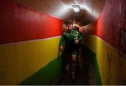 30 September 2023; Former Leinster and Ireland rugby player Sean O'Brien of Fighting Cocks GAA Club walks the tunnel before the Carlow Junior A Football Championship final match between Fighting Cocks GAA Club and St Mullins GAA Club at Netwatch Cullen Park in Carlow. Photo by Matt Browne/Sportsfile