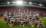 30 September 2023; Barbarians players after the representative match between Munster and Barbarians at Thomond Park in Limerick. Photo by David Fitzgerald/Sportsfile