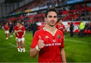30 September 2023; Joey Carbery of Munster after the representative match between Munster and Barbarians at Thomond Park in Limerick. Photo by David Fitzgerald/Sportsfile