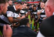 30 September 2023; Barbarians players after the representative match between Munster and Barbarians at Thomond Park in Limerick. Photo by David Fitzgerald/Sportsfile