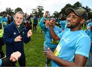 1 October 2023; Olympic gold medallist Kellie Harrington during the Permanent TSB Sanctuary Run 2023 at the Cross Country track of the Sport Ireland Campus in Dublin. The Permanent TSB Sanctuary Run on the Sport Ireland campus attracted nearly 1,000 participants including refugees from Direct Provision centres across Ireland, Ukrainian people in Dublin, locals and Irish Olympians. The event, to celebrate diversity and interculturalism in Ireland today, was run by the Sanctuary Runners’ organisation and supported by the Olympic Federation of Ireland and Athletics Ireland. Photo by Stephen McCarthy/Sportsfile