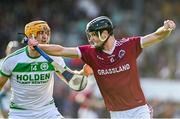 1 October 2023; Tom Kenny of Dicksboro in action against Colin Fennelly of Shamrocks Ballyhale during the Kilkenny County Senior Hurling Championship quarter-final match between Shamrocks Ballyhale and Dicksboro at UPMC Nowlan Park in Kilkenny. Photo by Tyler Miller/Sportsfile