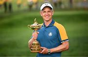 1 October 2023; Europe captain Luke Donald after the final day of the 2023 Ryder Cup at Marco Simone Golf and Country Club in Rome, Italy. Photo by Ramsey Cardy/Sportsfile