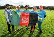 1 October 2023; Participant originally from Afghanistan and Ukraine during the Permanent TSB Sanctuary Run 2023 at the Cross Country track of the Sport Ireland Campus in Dublin. The Permanent TSB Sanctuary Run on the Sport Ireland campus attracted nearly 1,000 participants including refugees from Direct Provision centres across Ireland, Ukrainian people in Dublin, locals and Irish Olympians. The event, to celebrate diversity and interculturalism in Ireland today, was run by the Sanctuary Runners’ organisation and supported by the Olympic Federation of Ireland and Athletics Ireland. Photo by Stephen McCarthy/Sportsfile
