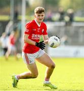 1 October 2023; Adam McCarron of Éire Óg during the Carlow County Senior Club Football Championship final match between Tinryland and Éire Óg at Netwatch Cullen Park in Carlow. Photo by Matt Browne/Sportsfile