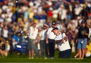 30 September 2023; Justin Rose of Europe chips onto the 16th green during the afternoon fourball matches on day two of the 2023 Ryder Cup at Marco Simone Golf and Country Club in Rome, Italy. Photo by Brendan Moran/Sportsfile